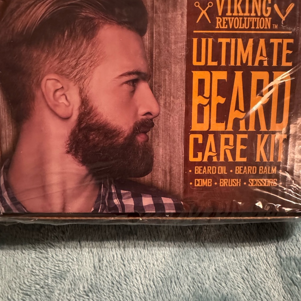 Viking Revolution Ultimate Beard Care Kit - Brown and Gold